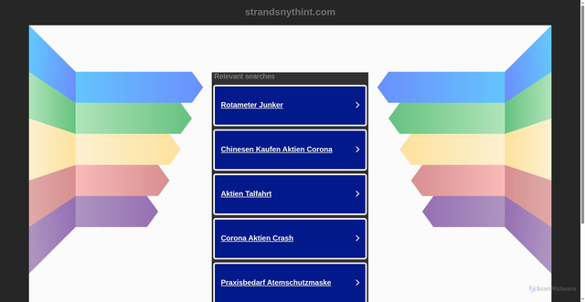 Security scan screenshot of https://strandsnythint.com/