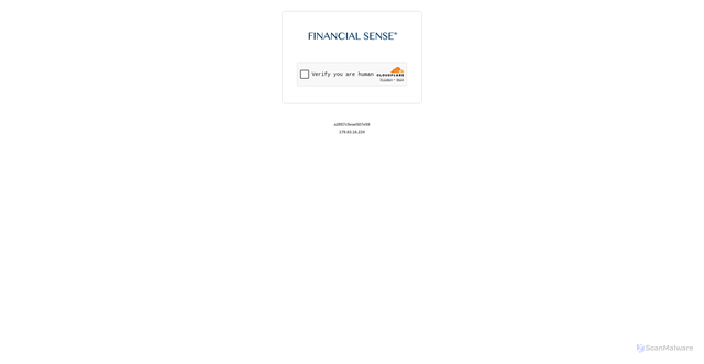 Security scan screenshot of https://www.financialsense.com/