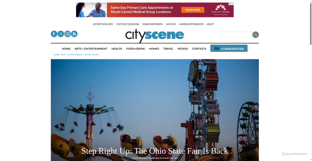 Security scan screenshot of https://www.cityscenecolumbus.com/arts-and-entertainment/scene-online/step-right-up-the-ohio-state-fair-is-back/