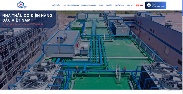 Security scan screenshot of https://thangtien.vn/