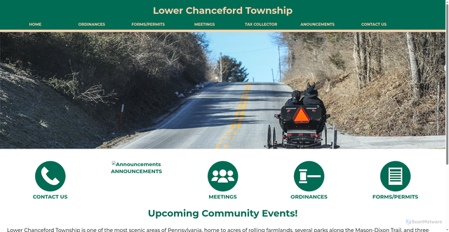 Security scan screenshot of https://lowerchancefordtwppa.gov/