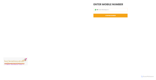Security scan screenshot of https://kunjkreationsstudio.com/orders