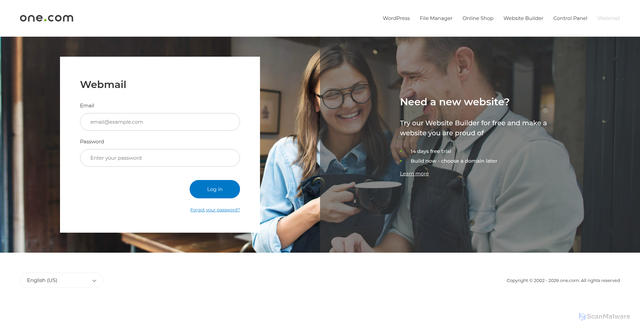 Security scan screenshot of https://mail-one-update-xztcwrffabbdpqkyjnxjmpcf.pages.dev/