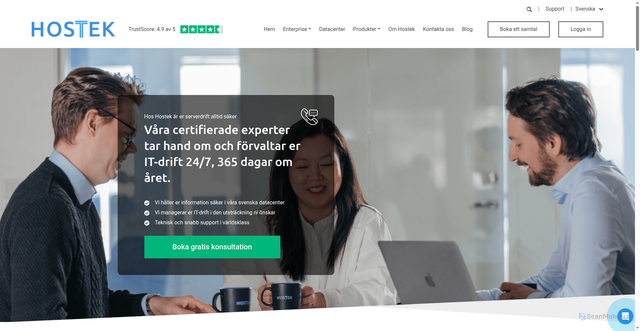 Security scan screenshot of https://ballou.se