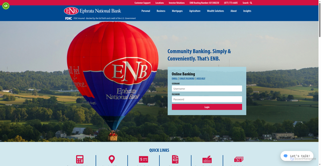 Security scan screenshot of https://www.epnb.com/