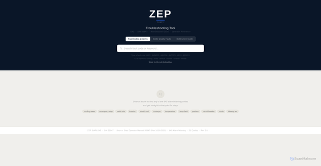 Security scan screenshot of https://reliable-teal-qlc8omkqun-0bso5yusha.edgeone.app/