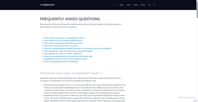 Security scan screenshot of https://test-4wg.pages.dev/ja/about/knowledge/faq