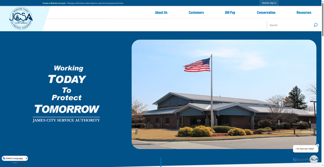 Security scan screenshot of https://www.jcsava.gov