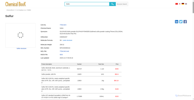 Security scan screenshot of https://zhaike-mkltlkfzc1.edgeone.dev/ChemicalProductProperty_EN_CB0854287.html