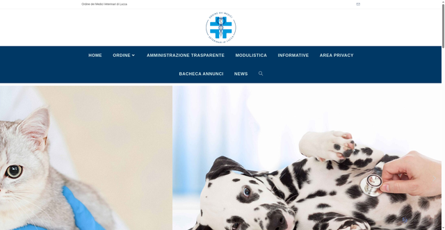 Security scan screenshot of https://www.ordinemediciveterinarilucca.it