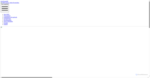 Security scan screenshot of https://www.cdfn.se