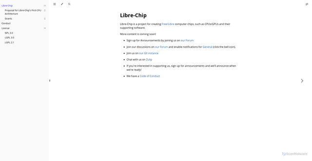Security scan screenshot of https://libre-chip.org