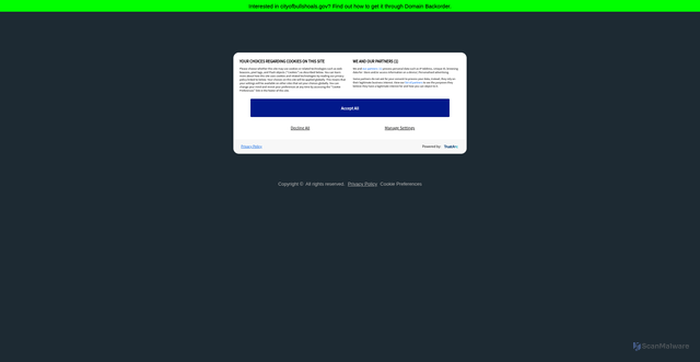 Security scan screenshot of https://cityofbullshoals.gov/