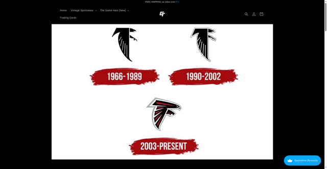 Security scan screenshot of https://gametimevintage.com/blogs/general/unraveling-the-wings-of-history-exploring-the-falcons-logo-at-gametimevintage-com?srsltid=AYCX9vI_Pzh_mxWzuO7JzsklMKmemKdu3QLmcoiD6imnL1KC0IScm7fU