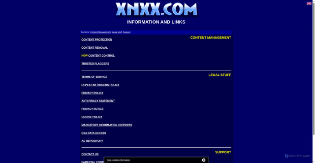 Security scan screenshot of https://info.xnxx.com