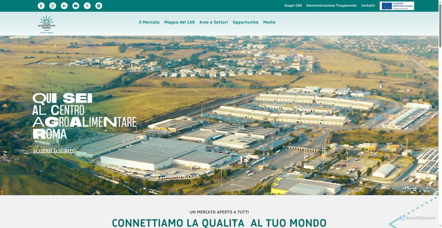 Security scan screenshot of https://www.agroalimroma.it