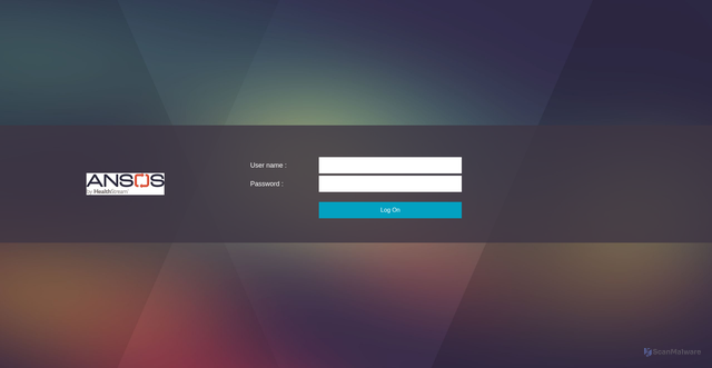 Security scan screenshot of https://portal.myansos.com
