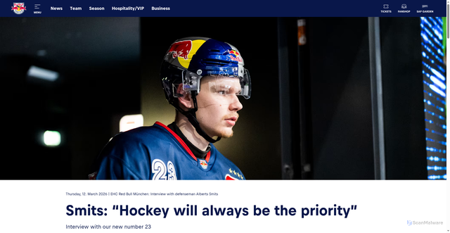 Security scan screenshot of https://www.redbullmuenchen.de/en/news/ehc-red-bull-muenchen-verteidiger-alberts-smits-im-interview