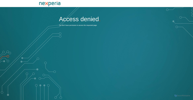 Security scan screenshot of https://assets.nexperia.com