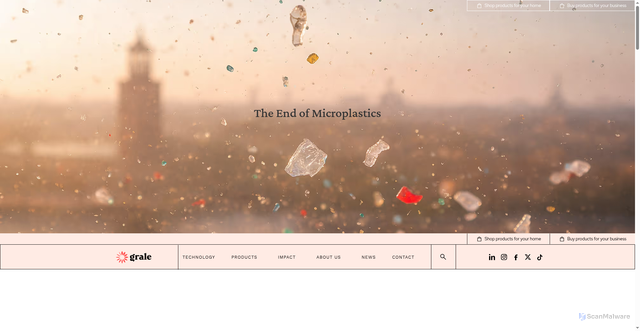 Security scan screenshot of https://plasticfri.se
