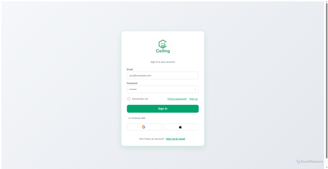 Security scan screenshot of http://ceiling-3li.pages.dev/