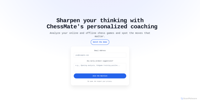 Security scan screenshot of http://chessmate-insight-coach.pages.dev/