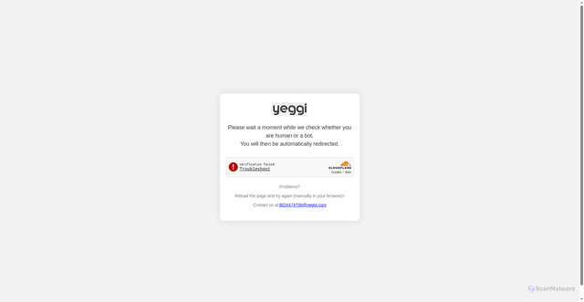 Security scan screenshot of https://yeggi.com