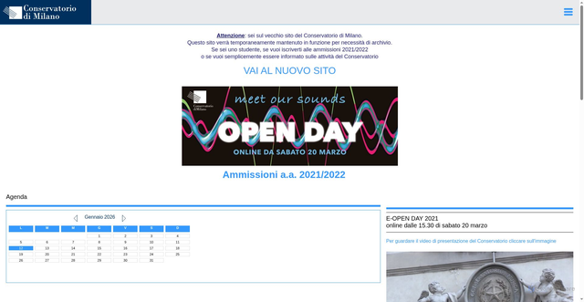 Security scan screenshot of https://www.consmilano.it/