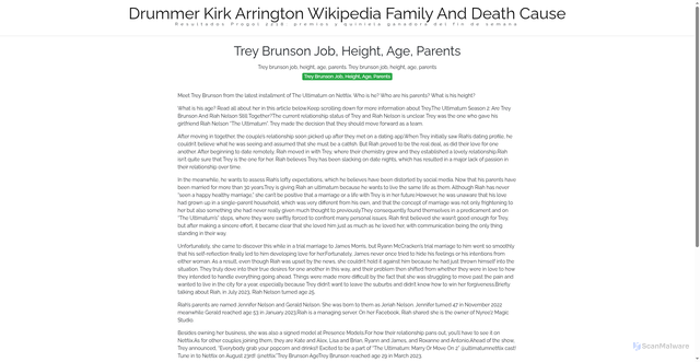 Security scan screenshot of https://rajaayamsotoyfave-ceeyruxcbj.edgeone.app/15008-trey-brunson-job-height-age-parents.html