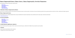 Screenshot of banca-empresarial-azteca.com