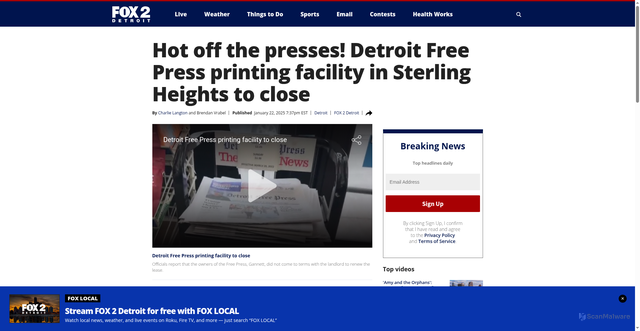 Security scan screenshot of https://www.fox2detroit.com/news/hot-off-presses-detroit-free-press-printing-press-sterling-heights-close