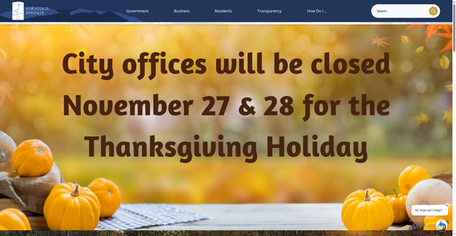 Security scan screenshot of https://saratogasprings-ut.gov/