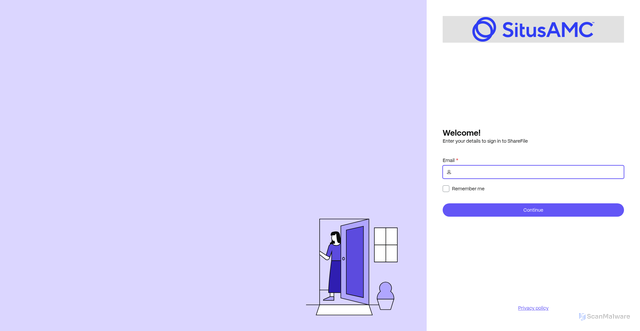 Security scan screenshot of https://situs.sharefile.com
