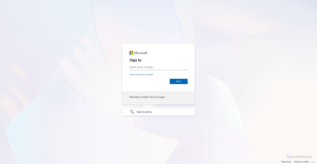 Security scan screenshot of https://fslliorg.sharepoint.com