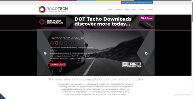 Security scan screenshot of https://roadtech.co.uk