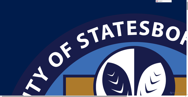 Security scan screenshot of https://www.statesboroga.gov/