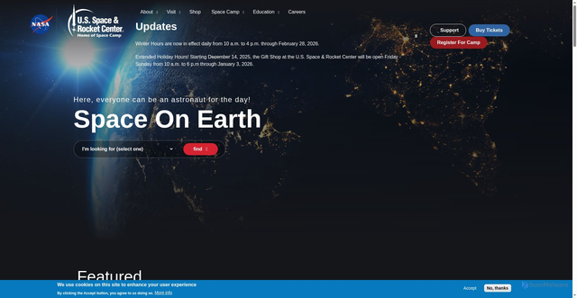 Security scan screenshot of https://www.rocketcenter.com/