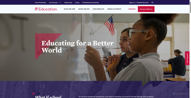 Security scan screenshot of https://cms.eleducation.org