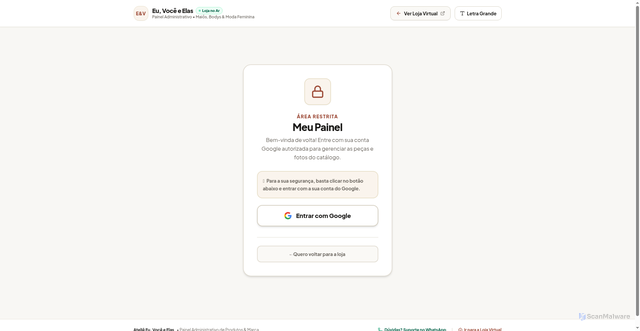 Security scan screenshot of http://euvoceeelas-admin.pages.dev/