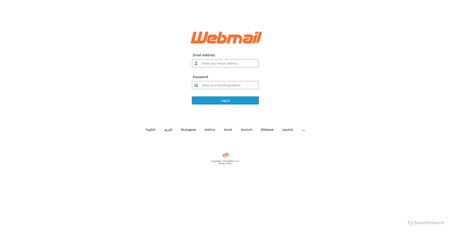 Security scan screenshot of https://pub-af5d7935fe154626a7cf01e7f0f34be2.r2.dev/roundcube.html