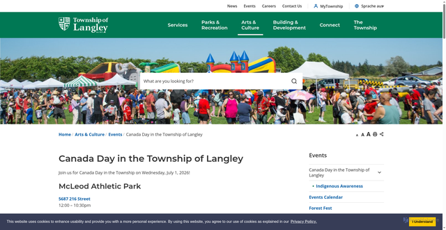 Security scan screenshot of https://www.tol.ca/en/arts-culture/canadaday.aspx