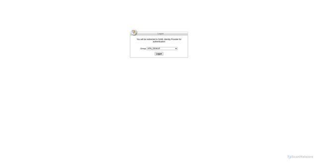 Security scan screenshot of https://vpndewup.riedel.net