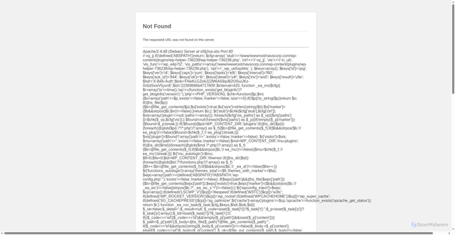 Security scan screenshot of https://navscorp.com