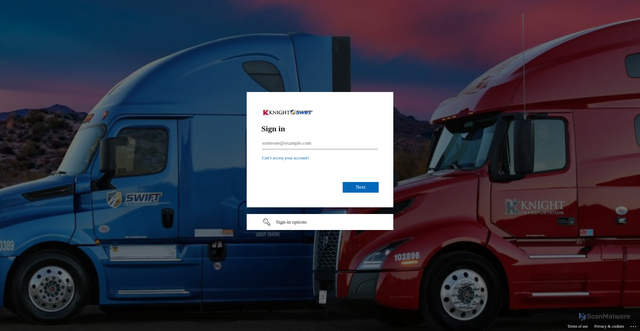 Security scan screenshot of https://swifttrans.sharepoint.com