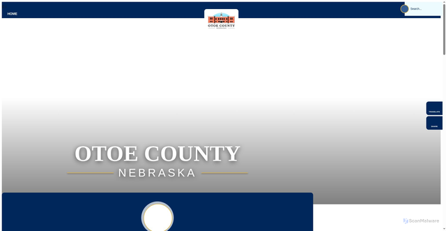 Security scan screenshot of https://otoecountyne.gov/