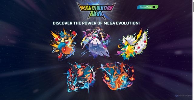 Security scan screenshot of https://mega.pokemon.com/en-us/
