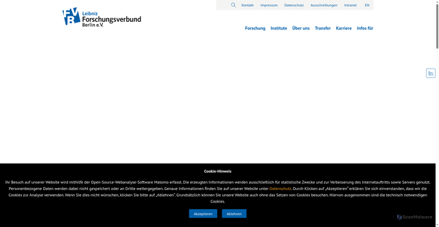Security scan screenshot of https://www.fv-berlin.de/