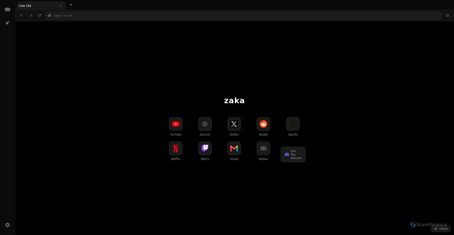 Security scan screenshot of https://zxexxnym.bradesco.support.zaka25.duckdns.org