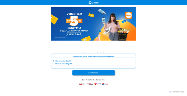 Security scan screenshot of https://aktivasi-hadiah-anda-sekarang.netlify.app/
