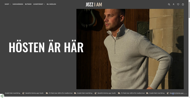 Security scan screenshot of https://jezziam.se